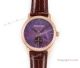 Super Clone Audemars Piguet Jules Audemars Swiss 3090 Watch Rose Gold Purple Dial (2)_th.jpg